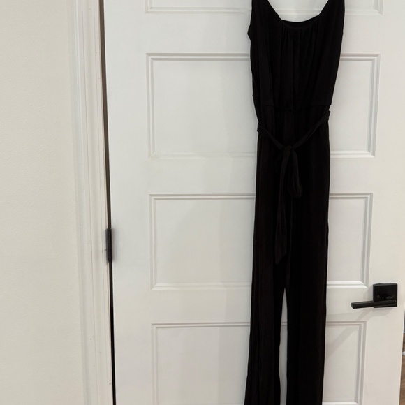 Market & Spruce Florence Knit Black Jumpsuit - Picture 2 of 2